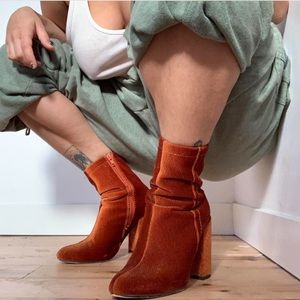 Magic Orange Vintage Boots